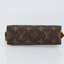 LOUIS VUITTON Monogram Pochette Cosmetic PM Cosmetic Pouch M47515 Auth BA10288-6