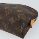LOUIS VUITTON Monogram Pochette Cosmetic PM Cosmetic Pouch M47515 Auth BA10288-7