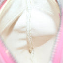 BVLGARI Schultertasche Canvas Pink Silber Auth BA10294-18