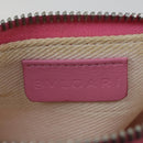 BVLGARI Schultertasche Canvas Pink Silber Auth BA10294-20