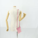 BVLGARI Schultertasche Canvas Pink Silber Auth BA10294-21