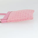 BVLGARI Schultertasche Canvas Pink Silber Auth BA10294-4