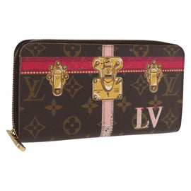LOUIS VUITTON Monogram Summer Trunk Zippy Wallet Long Wallet M62616 Auth BA10295