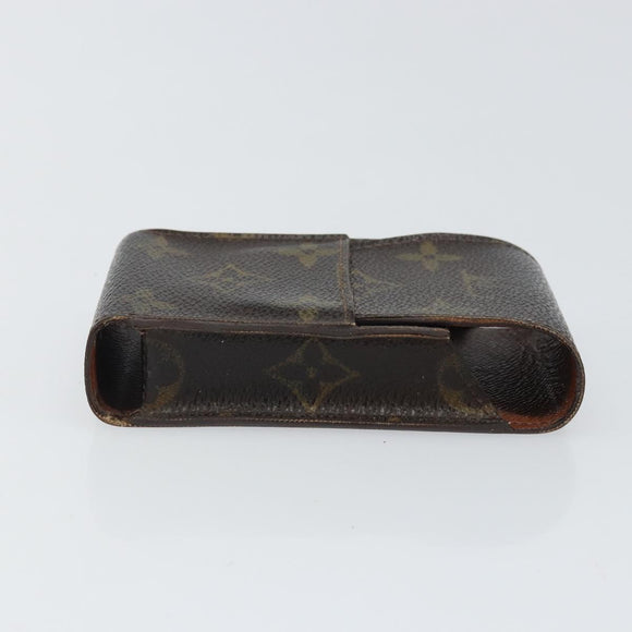 LOUIS VUITTON Monogram Etui Cigarette Case M63024 LV Auth BA10297