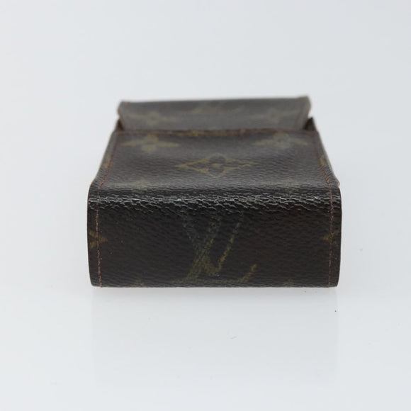 LOUIS VUITTON Monogram Etui Cigarette Case M63024 LV Auth BA10297