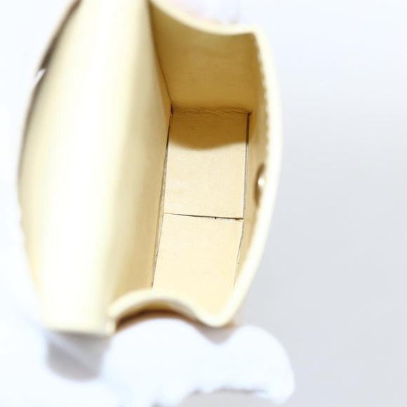 LOUIS VUITTON Monogram Vernis Green Case Lime Yellow M91052 LV Auth BA10299