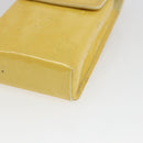 LOUIS VUITTON Monogram Vernis Green Case Lime Yellow M91052 LV Auth BA10299-8