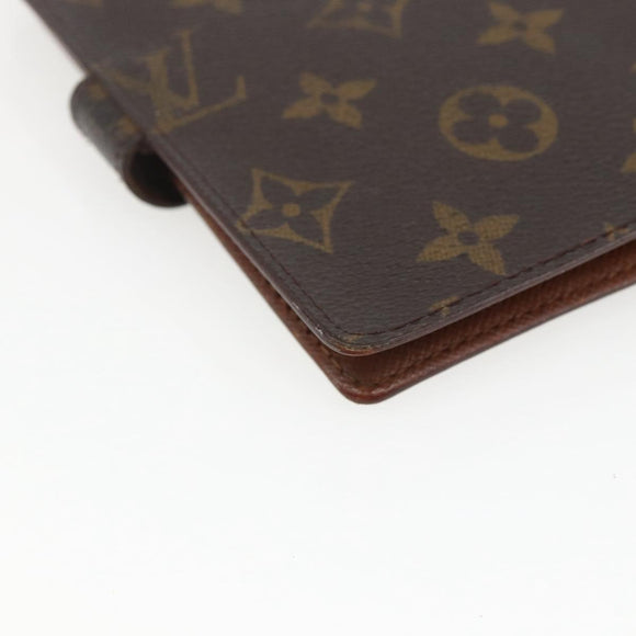 LOUIS VUITTON Monogram Agenda PM Day Planner Cover R20005 LV Auth BA10301