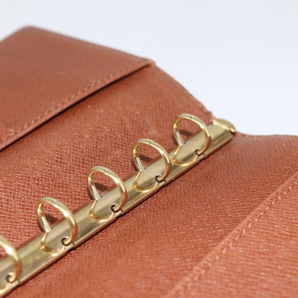 LOUIS VUITTON Monogram Agenda PM Day Planner Cover R20005 LV Auth BA10301