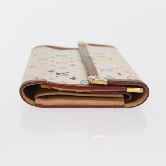 LOUIS VUITTON Multicolor Porte Tresor International Wallet M92659 Auth BA10304