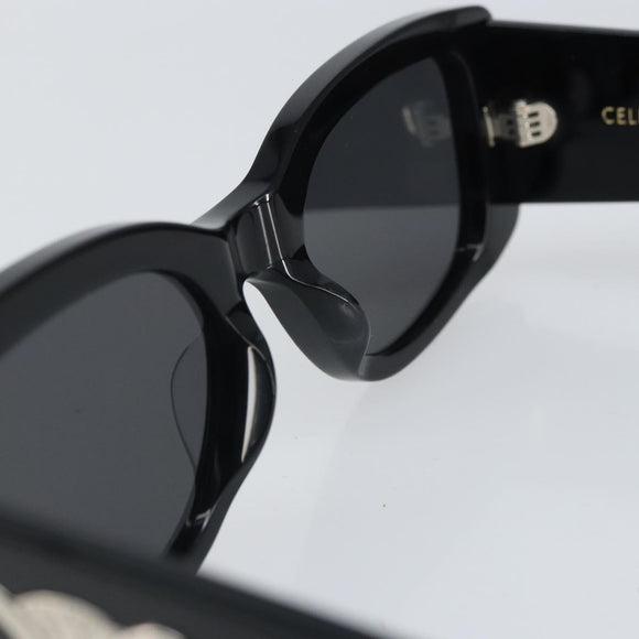 CELINE Sunglasses plastic Black Auth BA10305V
