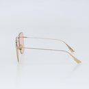 Christian Dior Sunglasses metal Pink Auth BA10311-4