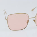 Christian Dior Sunglasses metal Pink Auth BA10311-6