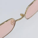 Christian Dior Sunglasses metal Pink Auth BA10311-8