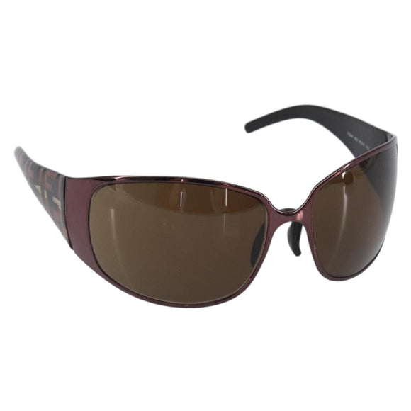 FENDI Zucca Sunglasses plastic Pink Auth BA10312