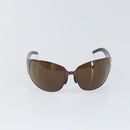 FENDI Zucca Sunglasses plastic Pink Auth BA10312-2