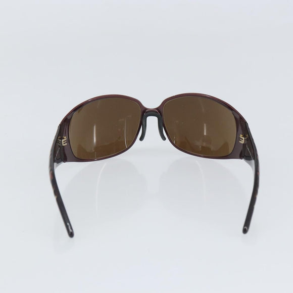 FENDI Zucca Sunglasses plastic Pink Auth BA10312
