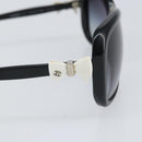 CHANEL Coco Ribbon Sunglasses plastic Black CC Auth BA10315-8
