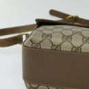 GUCCI GG Supreme Web Sherry Line  Bag PVC Beige Gold 904 02 084 Auth BA1032-15