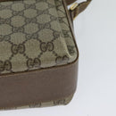 GUCCI GG Supreme Web Sherry Line  Bag PVC Beige Gold 904 02 084 Auth BA1032-18