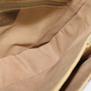 GUCCI GG Supreme Web Sherry Line  Bag PVC Beige Gold 904 02 084 Auth BA1032-20