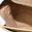 GUCCI GG Supreme Web Sherry Line  Bag PVC Beige Gold 904 02 084 Auth BA1032-21