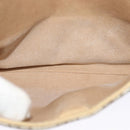 GUCCI GG Supreme Web Sherry Line  Bag PVC Beige Gold 904 02 084 Auth BA1032-22