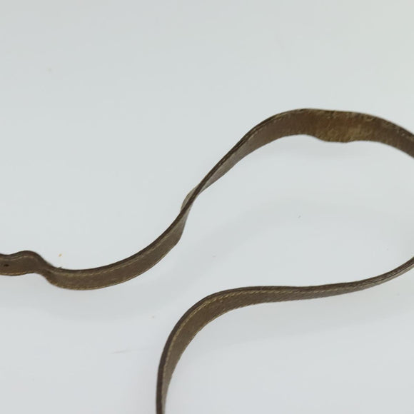 GUCCI GG Supreme Web Sherry Line  Bag PVC Beige Gold 904 02 084 Auth BA1032