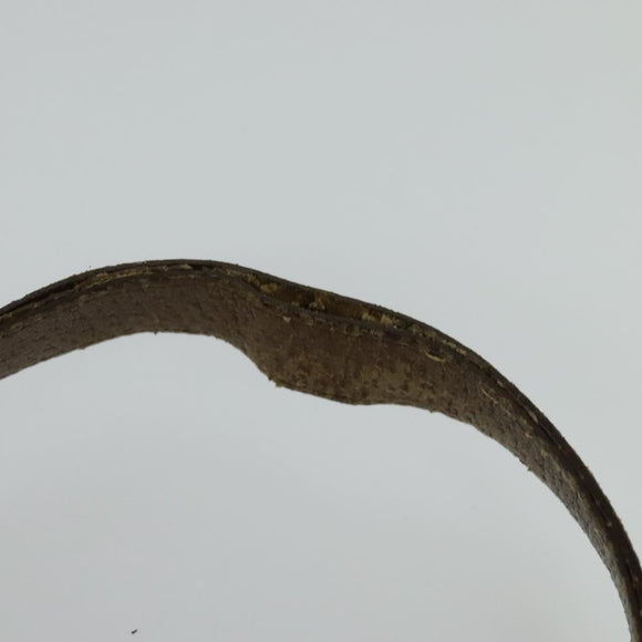 GUCCI GG Supreme Web Sherry Line  Bag PVC Beige Gold 904 02 084 Auth BA1032