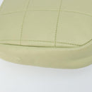 CHANEL Matelasse Chain Shoulder Bag Lamb Skin LIme Green Gold CC Auth BA10323SAV-17