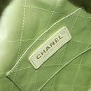 CHANEL Matelasse Chain Shoulder Bag Lamb Skin LIme Green Gold CC Auth BA10323SAV-18