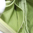 CHANEL Matelasse Chain Shoulder Bag Lamb Skin LIme Green Gold CC Auth BA10323SAV-21