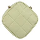 CHANEL Matelasse Chain Shoulder Bag Lamb Skin LIme Green Gold CC Auth BA10323SAV-2