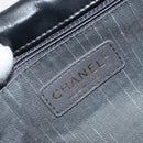 CHANEL Matelasse Chain Hand Bag Lamb Skin Black Gold CC Auth BA10326SM-17