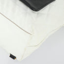 GIVENCHY Backpack Leather White Gold Auth BA10327-16