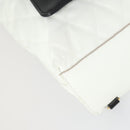 GIVENCHY Backpack Leather White Gold Auth BA10327-17