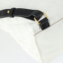 GIVENCHY Backpack Leather White Gold Auth BA10327-19