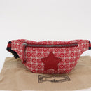 GUCCI Children's Sherry Line Waist bag Canvas Navy Red 502095 Auth BA10332-12