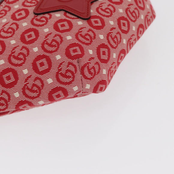 GUCCI Children's Sherry Line Waist bag Canvas Navy Red 502095 Auth BA10333