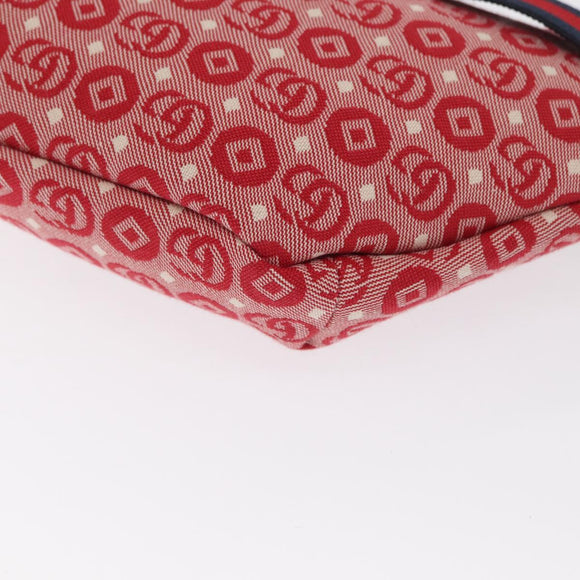GUCCI Children's Sherry Line Waist bag Canvas Navy Red 502095 Auth BA10333