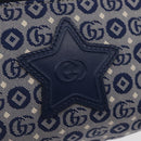 GUCCI Children's Sherry Line Waist bag Canvas Navy Red blue 502095 Auth BA10334-17