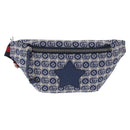 GUCCI Children's Sherry Line Waist bag Canvas Navy Red blue 502095 Auth BA10334-2