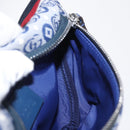GUCCI Children's Sherry Line Waist bag Canvas Navy Red blue 502095 Auth BA10334-20