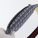 GUCCI Children's Sherry Line Waist bag Canvas Navy Red blue 502095 Auth BA10334-6
