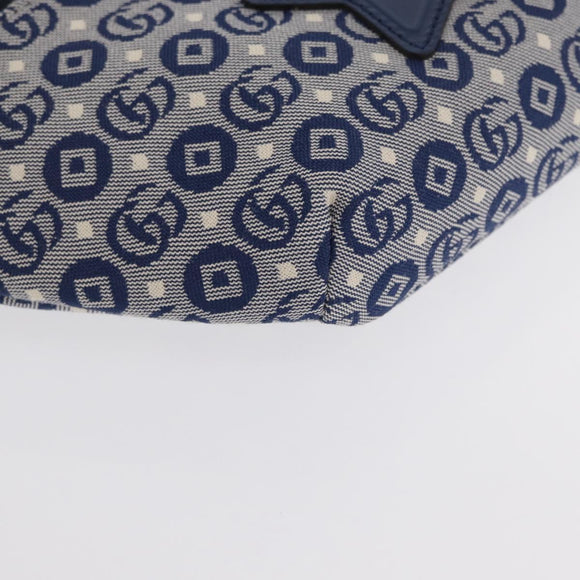 GUCCI Children's Sherry Line Waist bag Canvas Navy Red blue 502095 Auth BA10335