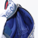 GUCCI Children's Sherry Line Waist bag Canvas Navy Red blue 502095 Auth BA10335-19