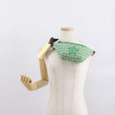 GUCCI Children's Web Sherry Line Waist bag Canvas Green Red 502095 Auth BA10336-23