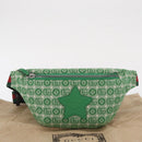 GUCCI Children's Web Sherry Line Waist bag Canvas Green Red 502095 Auth BA10336-24