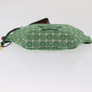 GUCCI Children's Web Sherry Line Waist bag Canvas Green Red 502095 Auth BA10336-9