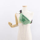 GUCCI Children's Web Sherry Line Waist bag Canvas Green Red 502095 Auth BA10337-22